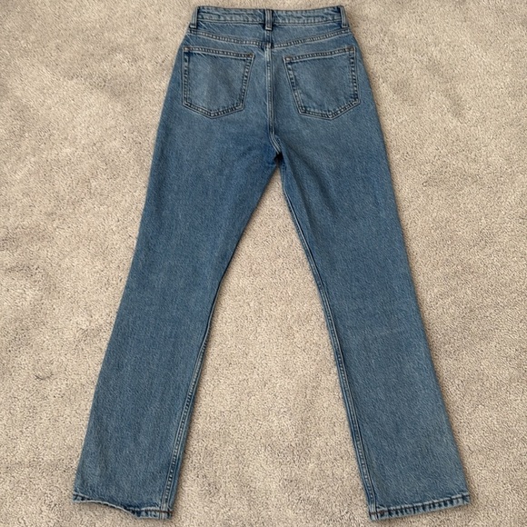 Reformation Jax Stretch High Rise Straight Jeans | Size 25 | Norris Wash - Picture 3 of 9